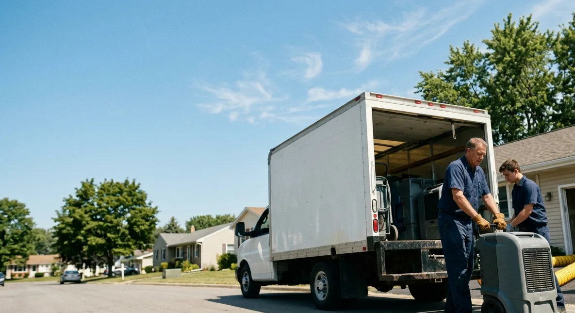 Water Damage Cleanup in Poseyville, IN near me